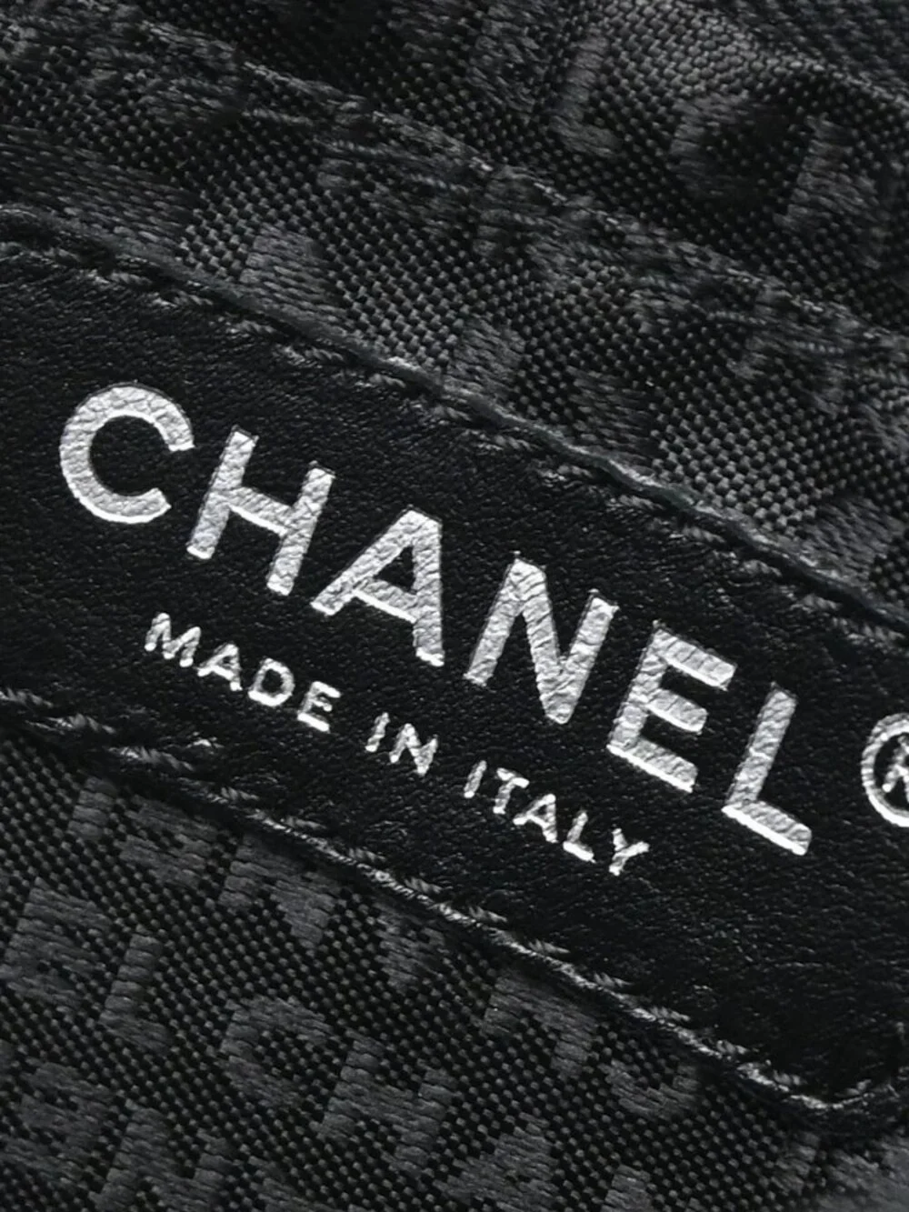 Chanel Black Lambskin Woven Stass Clutch Bag 179065